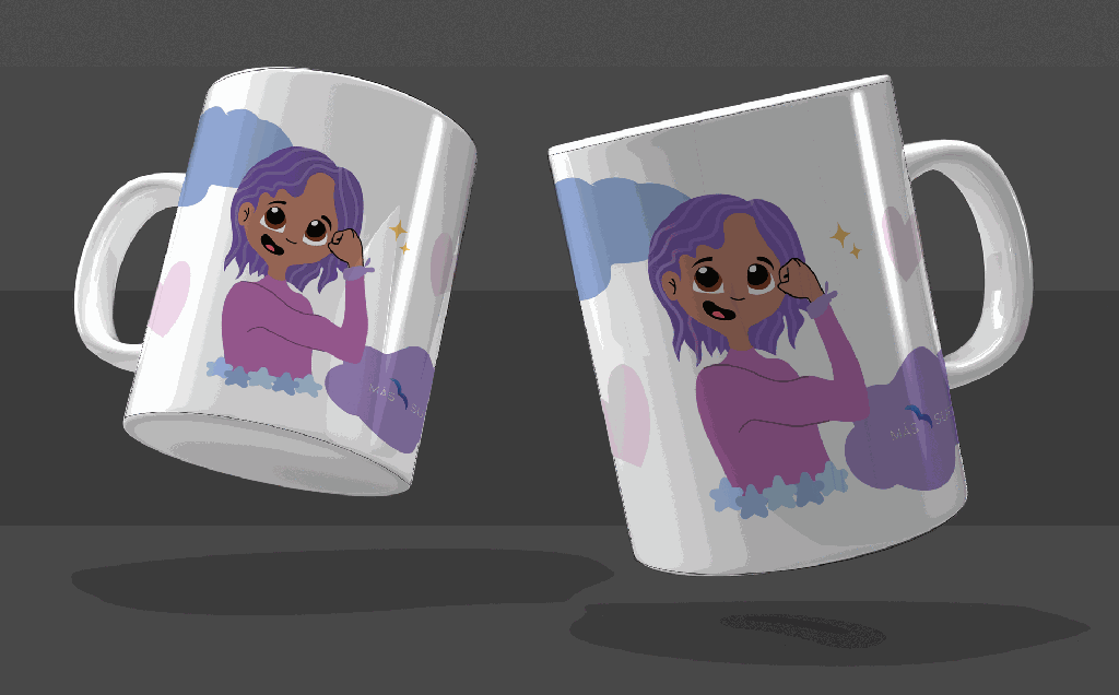 TAZA VIOLETA 2